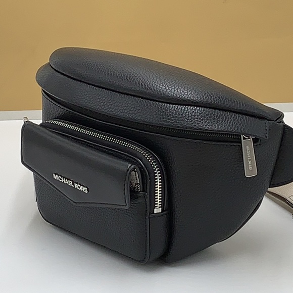 MICHAEL KORS 
Maisie Large Pebbled Leather 2-in-1 Waistpack Fannypack Crossbody - Picture 13 of 16